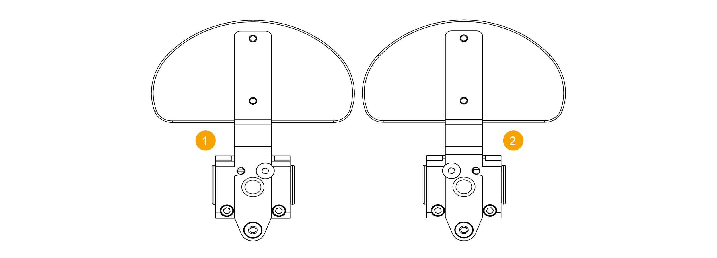 Lateral support Stabil