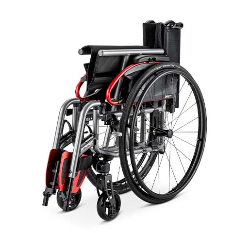 Aktiv kørestol til byggepladsen og en aktiv